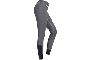 RIDERS CHOICE Pantalon d'équitation pour Femmes avec Fond Complet en Silicone - RidersDeal Collection pour Les Cavaliers