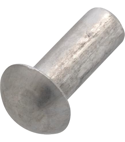 Lot De 50 Rivets En Cuivre Tête Ronde – 5x20 Mm, Marque Novara Metalli, Neufs