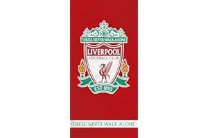BERONAGE FC Liverpool ręcznik kąpielowy The Reds 70 x 140 cm w 100% z bawełny welurowej Anfield LFC piłka nożna Fan L.F.C. FA Cup Soccer Premier League ręcznik plażowy, ręcznik plażowy, ręcznik