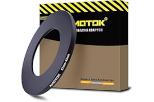 AMOTOK Anillo adaptador de filtro step-down de 67 mm a 43 mm, compatible con objetivos de 67 mm a accesorios de cámara de 43 mm