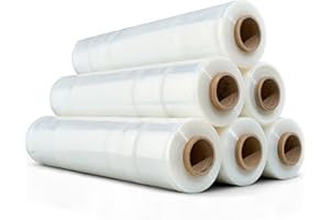 ‎SUG SEYMAN UTENSILS GERMANY SUG - Stretchfolie Transparent 50cm x 300m - Profi Schutzfolie für Möbel, Verpackung, Umzug - Extra Hohe Reißfestigkeit Verpackungsfolie - Wickelfolie/Schutzfolie ideal als Palettenfolie & Möbelfolie