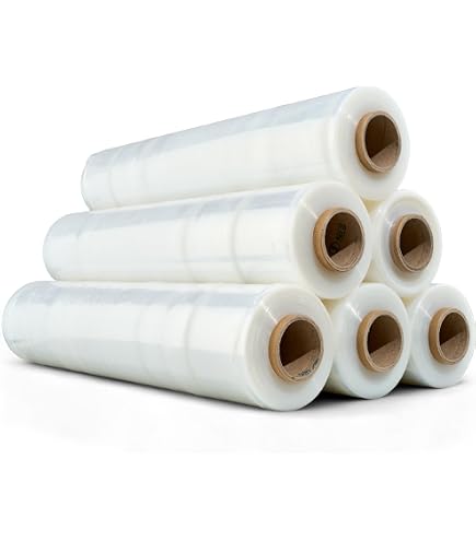 WPTrading - 1 X Rolle Stretchfolie 50 Cm X 260 Lfm (23my) Grün - Packfolie Aus LDPE - Wickelfolie Stark & Reißfest - Handstretch-Folie Zum Verpacken - Schutzfolie Für Umzug, Möbel & Koffer