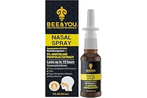 Bee & You Propolis Nasal Spray 5% (100% Natural, Fair Trade, No Additives)…