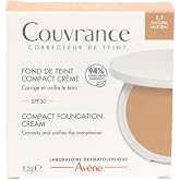 Eau Thermale Av&egrave;ne - Couvrance Compact Makeup Foundation Cream, Natural Opacity, Shade 1.1, 0.3 oz