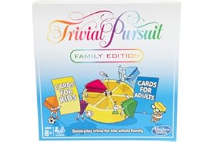 Hasbro Gaming Trivial Pursuit Family Edition Game, Multicolor