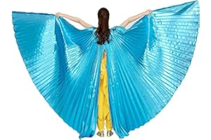 Leemiman Les femmes ouvrant des ailes d'Isis Costumes de danse du ventre ailes d'Isis avec des bâtons