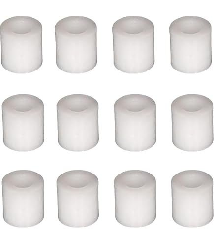 Metal Spacers 90pcs Spacers, Nylon Spacers, M6 M8 Nylon Non-Threaded Column Standoff Rubber Washers - Foto 9