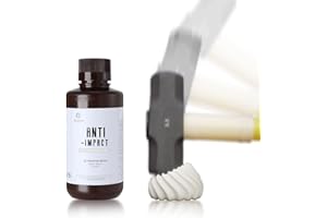 RI RESIONE RESIONE Resina ad alta tenacità antiurto con basso assorbimento d'acqua, resina non fragile a lungo termine simile al nylon adatta per la stampa di parti mobili o a scatto (grigio bianco 1kg)