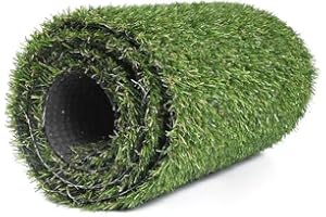 Baroni Home Rotolo di Erba Sintetica 10x2 m, Altezza 30 mm, Verde Naturale, Erba in PE, Fondo Drenante in PP, Alta Densità Fili/m², Resistente e Sicura per Animali, per Giardini, Terrazzi, Piscine