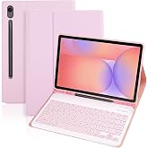 Keyboard Case for Samsung Tab S10 Lite/S10 FE/S9 FE/S9 10.9-11" 2025/2023 | Detachable Spanish &Ntilde; BT Keyboard with S-Pen Stand