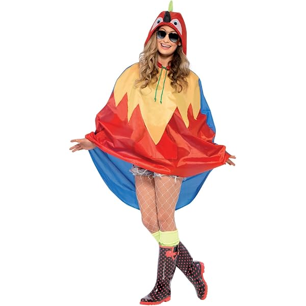W WIDMANN MILANO Chapeau Perroquet Coloré - Déguisement Animal Pour Carnaval Et Fêtes