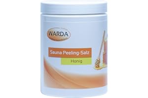 REKO FREIZEITBEDARF Peelingsalz, Saunasalz 1 Kilo, Honig, dazu Rekosan ® Kristallsalz für die Salzmühle 100g