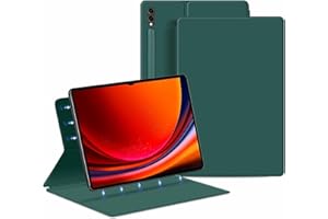 Bueuwe Hülle für Samsung Galaxy Tab S9 Ultra 14,6 Zoll 2023, Leichte und Schlanke Magnetische Hülle mit S-Pen-Halter für Galaxy Tablet S9 Ultra 14,6 Zoll 2023 Modell [SM-X910/X916B/X918U],Grün