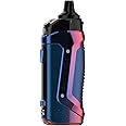 TVDC Geekvape B60 Aegis Boost 2 Pod Kit - 2000mAh - Top Airflow Leakproof Design - Powered by AS Chip - IP68 Rating - 0.96" LED Curved Display, No Nicotine 2ml cartridge (Black-red)
