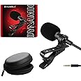 HUMBLE HB-M01 Lavalier Lapel Condenser Mic for Android, USB 3.5MM Microphone for YouTube Vlogging Facebook Interview Livestream Video Recording and All(1.5 Meter)