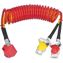 L031 für Duo-Matic Duomatic LKW Umrüstsatz NFZ Anhänger rot gelb Spiralschlauch L031 für Duo-Matic Duomatic LKW Umrüstsatz NFZ Anhänger rot gelb Spiralschlauch