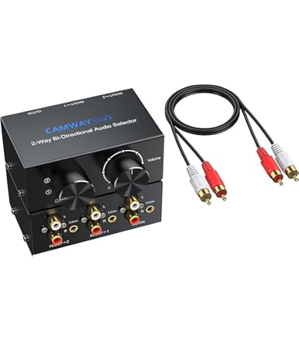 3,5 Mm Aux L/R Bidirectionele Stereo Audioschakelaar 8 In-1 Uit A Analoge Audioschakelaar Selector