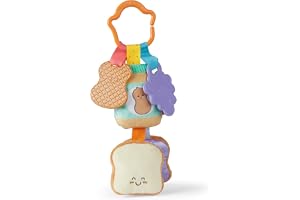 Melissa & Doug Multisensorisk smörgåsleksak till bebis med klämma | Barnskallra