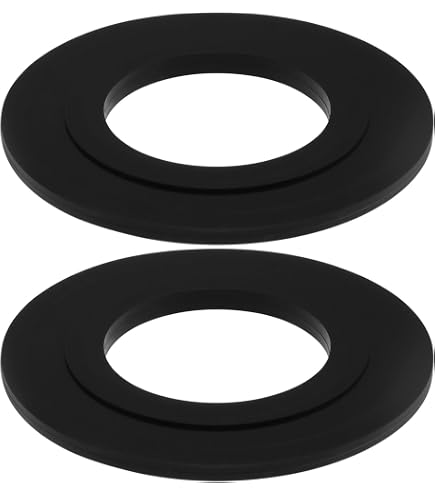 Joint D’étanchéité Silicone Pour Chasse D’eau Optima 49 Et 50 – Lot De 5, Diamètre 2,83 Pouces, Noir