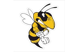 AMA shop Adhesivo moldeado con diseño de abeja, animal divertido, de PVC, para pared, coche, moto, casco, caravana