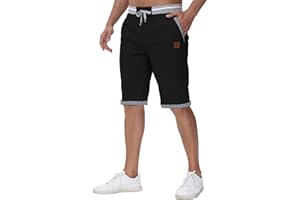 Djtnzdm Short Hombre Verano Algodon Bermudas Cargo Hombre Casual Trabajo Pantalones Cortos Pantalón Cargo Hombre Golf Tennis Shorts