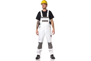 DINOZAVR Fortum Peto de Hombre - pantalón Largo de Trabajo - Peto de protección con Cordura - Peto de Trabajo de Hombre