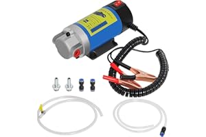 12V 100W Oil Extractor Pump, Diesel Oil Suction Pump with Tubes Fuel Transfer Pump for Car Motorcycle Boats Carava Truck By Gekufa