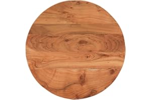 ‎VIDAXL vidaXL Tischplatte, Holzplatte Holztischplatte Rund, Möbelplatte Platte für Beistelltisch Bartisch, Massivholzplatte Schreibtischplatte Ersatzplatte, Ø60x2,5cm Massivholz Akazie