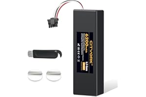 CITYORK 14,4 V 6200 mAh Akumulator do Xiaomi Mop 2s/ Mop p/Mop pro/Mijia STYTJ02YM, Bateria do Conga 3290 3390 3490 3590 3690 3790 3890, Bateria do Viomi-V3 V2 Pro Zamiatarka Akumulator