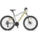 Kron Xc 150 29 Rim Mtb - 19" -24 Gear - HYDRAULIC DISC BRAKE - MATTE BEIGE-YELLOW/SMOKED