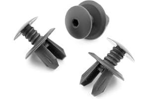 VEHICLE CLIPS 10x T4 T5 Transporter Van Lining Panel Clips Anthracite/Dark Grey for 9mm hole - 70186729901C / FCP-0436/70186729901