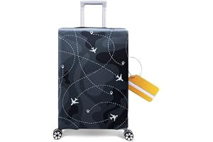 OrgaWise bagageskydd bagageskydd bagageskydd för resor bagage skyddsfodral resväska (50 cm – 32 tum), Flight, L-25-28 Zoll, r