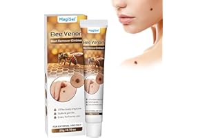 MAGISEL Warzenentfernungscreme, Geeignet zur Warzenentfernung, Bee Venom Cream Bienengift Warzen und Etikettenentferner für Arm Taille Füße Bein Alle Hauttypen, Hautmarkenentfernung, sicher und sanft, 20g