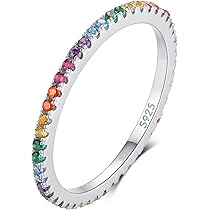 Anello Di Fidanzamento O Anniversario In Argento Sterling 925 Con Zirconi - Stile Marchesa Art