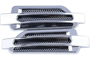 MASO Campana de ventilación para defensa del coche, cubierta de ventilación del capó de la entrada de aire de la rejilla del flujo del capó de