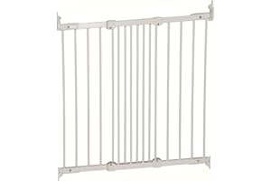 Safetots Diagonal Fit Baby Gate Range (White Metal)