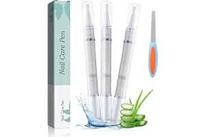 HSYPTI 3 Stück Nail Care Pen, Nail Care Pen Stift Für Gepflegte Fingernägel & Fußnägel Mit Teebaumöl, Vitamin E & Aloe Vera