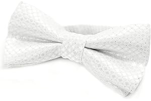 DonDon pajarita noble para niños chico - combinada y ajustable 9x 4,5 cm - de color azul - brillada con argénteo puntos