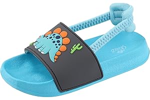 LANIVIC Sandali Estive Ragazzi Ragazze Pantofole da Piscina Banda Elastica Antiscivolo Bambini Ciabatte da Spiaggia ada Interno E da Esterno