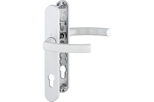 HOPPE 3760970 LIÈGE - Maniglia per maniglia, spessore porta 67-72, colore: Bianco