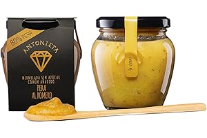 OLD SCHOOL COOKING ANTONIETA Mermelada de Pera con Esencia de Romero - Mermelada Gourmet 100% Fruta de Producción Propia y Hecha a Mano - Sin Azúcares Añadidos - Hecho en España - 230 G