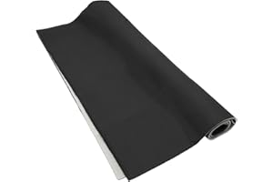 X AUTOHAUX Breathable Mesh Fabric 96" Length x 60" Width Foam Backed for Car Truck RV SUV Interior Trim Protect Aging Broken Faded DIY Repair Replacement Black