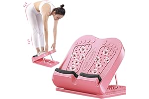 DOBEN Tavola di Stretching Regolabile,Tavola di Equilibrio Professionale,Tavola di Dsercizio Inclinata per Lo Stretching di Polpacci Stretti o Fascite Plantare Regolabile in 9 Livelli,Ridurre la Fatica