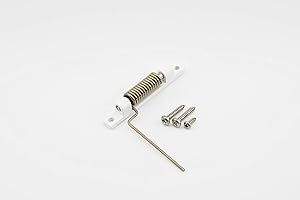 GEWEBE-PROFI Professional Federschließer for Fly Screen Door Insect Protection Fly Screen for Door Federschließer White