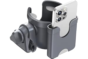 ‎GUISEAPUE Getränkehalter für Kinderwagen Buggy Zubehör, Guiseapue Flaschenhalter Fahrrad Becherhalter, für Trinkflaschen Nuckelflaschen Kaffeehalter Mobiltelefon