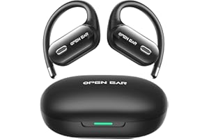 Relxhome Open Ear kopfhörer Bluetooth mit 60 Stunden Spielzeit, kopfhörer kabellos Bluetooth 5.4, Bluetooth kopfhörer mit Ohrbügel,IPX5 Wasserdicht, Touch-Steuerung Sport Kopfhörer für Fitness