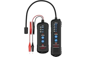 ESANHAO Rilevatore di Cavi Sotterranei con Batteria Ricaricabile - Localizzatore di Cavi a Bassa e Alta Tensione, Anti-Interferenza, Sensibilità Regolabile, Profondità di Rilevazione 2 Metri