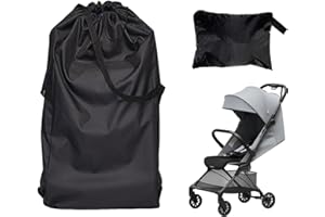 RJFUJP Sac de poussette pour avion, sac de voyage pour landau, poussette durable et sacs de transport pour bébé, protège les poussettes de la saleté et des dommages