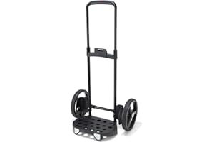 reisenthel citycruiser Rack - Carretilla Resistente y Plegable de Dos Ruedas portátil, con Base Estable, para irte de Compras o Transportar Botellas, Compatible con Las Bolsas citycruiser, en Negro