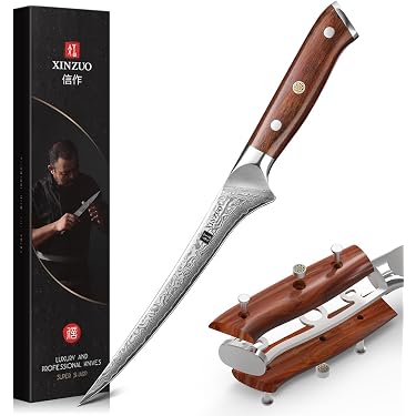 Coltello galleggiante per filetto di pesce 10,25 guaina e clip Coltello galleggiante per filetto di pesce 10,25 guaina e clip